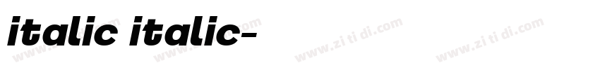 italic italic字体转换 italic italic字体转换
